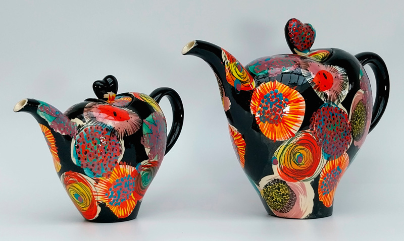 Heart Teapots